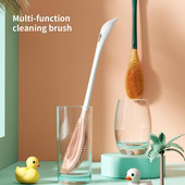 Izdržljiva četka za šalice Ergonomski dizajn Četka za šalice Zakrivljena glava Prijenosna četka za čišćenje šalica za kavu Perač šalica Učinkovito čišćenje