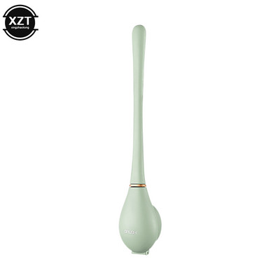 Mīkstas silikona tualetes birstes ar turētāju pie sienas stiprināmas tīrīšanas birstes ar gariem rokturiem Higiēnas piederumu komplekti vannas istabai JAUNUMS