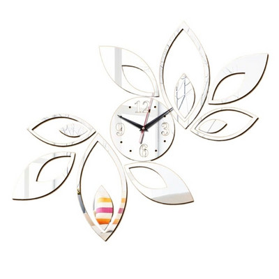 Vruće rasprodaje Diy akrilne naljepnice za zidni sat sa ogledalom Moderni dekor Poklon za dnevnu sobu Naljepnica za kućni namještaj