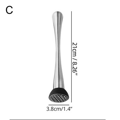 Nerūdijančio plieno kokteilių maišytuvai su grioveliais nailono galvute, profesionalūs baro priedai – gaminkite skanius vaisių gėrimus