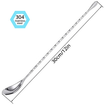 Nerūdijančio plieno kokteilių maišytuvai su grioveliais nailono galvute, profesionalūs baro priedai – gaminkite skanius vaisių gėrimus