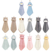 Ručnik za ruke sa slatkim crtanim životinjama Mekana upijajuća tkanina Ručnik za suđe Viseći ručnik za kupanje za djecu Dječja soba Kuhinja Kupaonica