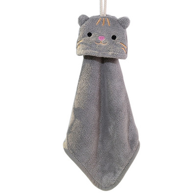 Ručnik za ruke sa slatkim crtanim životinjama Mekana upijajuća tkanina Ručnik za suđe Viseći ručnik za kupanje za djecu Dječja soba Kuhinja Kupaonica