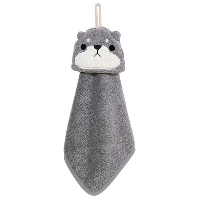 Ručnik za ruke sa slatkim crtanim životinjama Mekana upijajuća tkanina Ručnik za suđe Viseći ručnik za kupanje za djecu Dječja soba Kuhinja Kupaonica