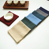 30*40CM pamučne lanene šarene platnene salvete za višekratnu upotrebu od tkanine za kuhinju, objedovanje, hotelski restoran, posluživanje, dekoracija stola