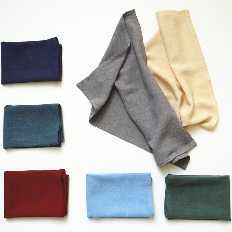 30*40CM pamučne lanene šarene platnene salvete za višekratnu upotrebu od tkanine za kuhinju, objedovanje, hotelski restoran, posluživanje, dekoracija stola