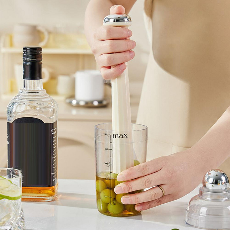 Ledo grūstuvas išgaubtos nagų plaktuko galvutės ilgos rankenos susmulkintas ledas plastikinis ledas vaisių maišymas maišymo pagaliukas virtuvės reikmenys