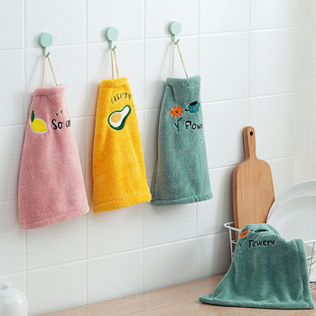 Дизайн за окачване на кухненска кърпа за ръце Многофункционална очарователна шарка Почистваща висяща кърпа Toalha за деца torchon de cuisine