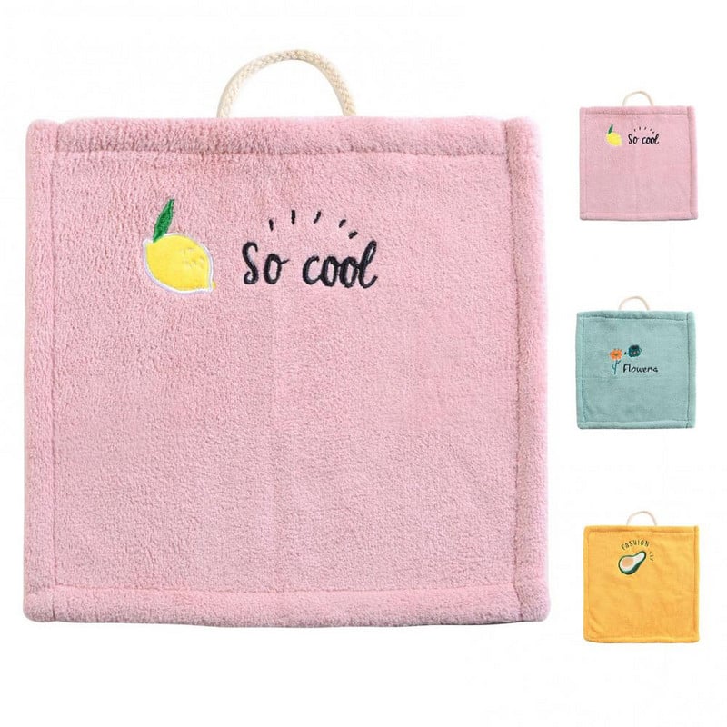 Dizajn visećeg kuhinjskog ručnika, višenamjenskog preslatkog uzorka, visećeg ručnika za čišćenje Toalha za djecu torchon de cuisine