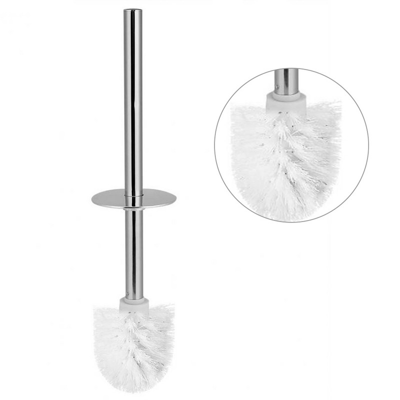 WC četka Mekana čekinja Zidni set držača WC četke za kupaonicu Čisti alat Izdržljiva termoplastična gumena kutna četka