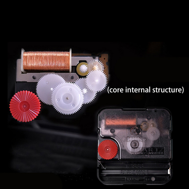 Dzīvojamās istabas dekorēšana Koka graudu kvarca mūsdienīgs, izturīgs, kluss, ar akumulatoru darbināms praktisks sienas pulkstenis, vienkāršs gada gredzens