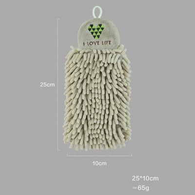 Mekani ručnici od šenile Kućna super upijajuća, ekološki prihvatljiva krpa za brisanje s petljama za vješanje Kuhinja Kupaonski pribor