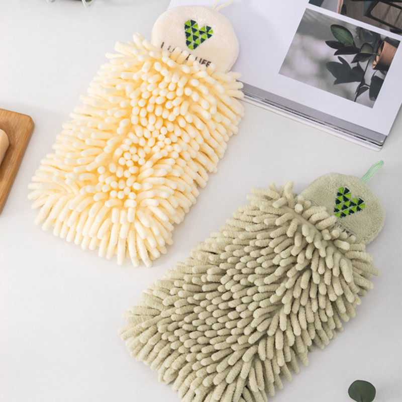 Mekani ručnici od šenile Kućna super upijajuća, ekološki prihvatljiva krpa za brisanje s petljama za vješanje Kuhinja Kupaonski pribor