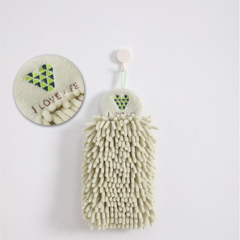 Mekani ručnici od šenile Kućna super upijajuća, ekološki prihvatljiva krpa za brisanje s petljama za vješanje Kuhinja Kupaonski pribor