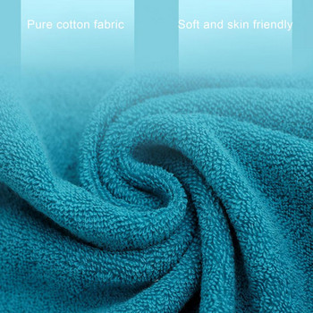 Βαμβακερή πετσέτα με ισχυρή απορρόφηση νερού Χοντρό πλύσιμο προσώπου Αντίθεση χρώματος Πετσέτα σπα Πετσέτα χεριών για οικιακή χρήση