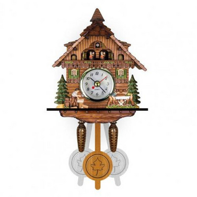 Drveni zidni sat Precizan dekorativni nordijski stil Antikni viseći alarm Drveni zidni sat Dekoracija doma za dnevnu sobu