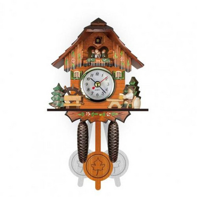 Drveni zidni sat Precizan dekorativni nordijski stil Antikni viseći alarm Drveni zidni sat Dekoracija doma za dnevnu sobu