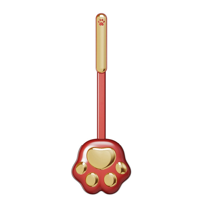 N0HB Cat-Paw formas tualetes birste Vannas istabas sienas Silikona tualetes podu tīrīšanas birste ar kastīti Vannas istabas piederumi