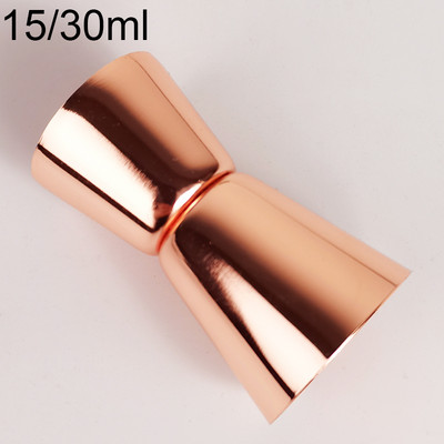 15/30ml 25/50ml Ανοξείδωτο ατσάλι Μαύρο Ροζ Χρυσό Ασημί Double Jigger Cocktail Measuring Jigger Mearing Cup Measuring Tool Bar