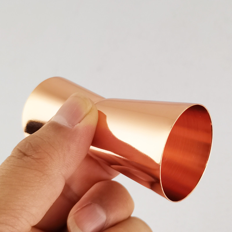 15/30 ml 25/50 ml nerūdijančio plieno juodo rožinio aukso sidabro dvigubas kokteilis, matavimo įrankis, matavimo puodelis