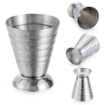 75ML band βαθμονόμησης Cocktail Tools Bar Supplies Mixer Mixing glass Measuring Cup Drink Shaker Jigger
