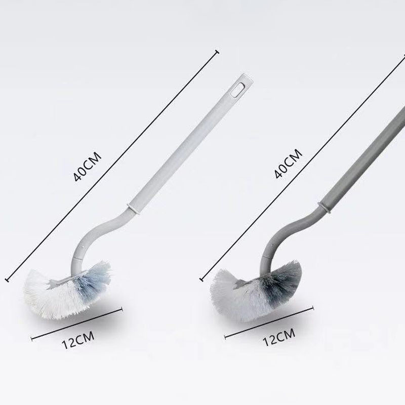 Kolm ühes valge WC-hari, silikoonist seinale kinnitatav rack TPR nailonist üksikasjalik puhastusharja vahepuhastusvahend WC-vanni vannitoatarvikud