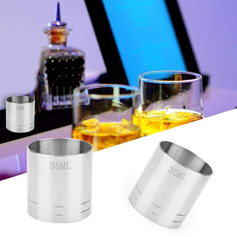 UPORS Mjerna posuda od nehrđajućeg čelika 25/35/50 ml Praktična šalica za vino Alati za barmena Alati za koktel Jigger Bar
