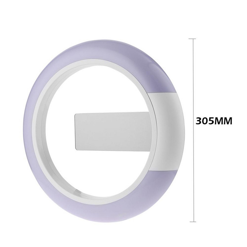 3D LED digitālais sienas pulkstenis, modinātājs, spogulis, dobs pulksteņa galda pulkstenis, 7 krāsu temperatūras nakts gaisma mājas dzīvojamo istabu dekorēšanai