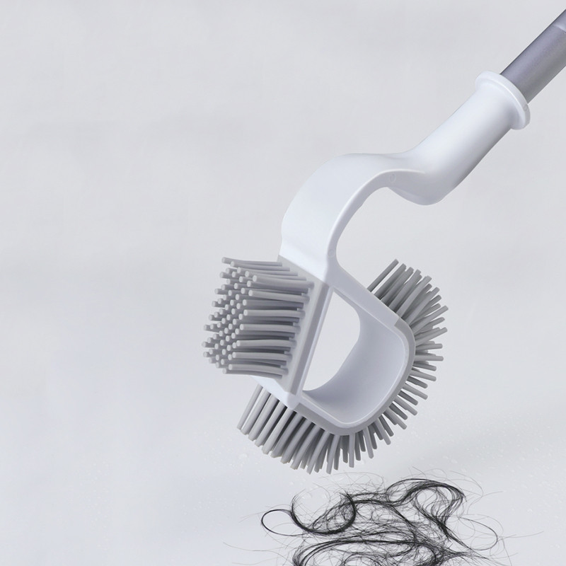 TPR dvostrana četka za WC školjku s gumenom glavom za čišćenje okvira za čišćenje podova u kućanstvu Set kupaonskog pribora