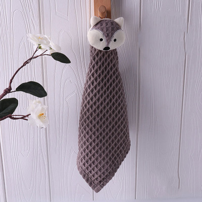 Ručnik za bebe Maramica Crtić Fox Doll Dječji ručnik za ruke Mekani pamuk Dojenčad Toddler Bath Wipe Viseći ručnik Slatki upijajući ručnik