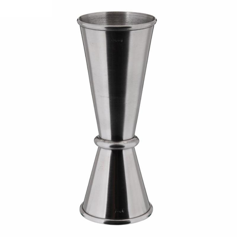 Nerūsējošā tērauda kokteiļu džigger mērīšanas kokteiļu rīks kokteiļu rīks, augļu sulas mudler virtuves ierīces