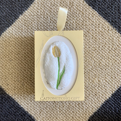 Tulipan izvezen ručnik za lice Vjenčani dar Suvenir Ručnik za pranje Kupaonski mekani brzosušeći ručnik za plažu Rupčić za tulipan