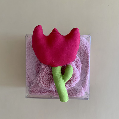 Tulipan izvezen ručnik za lice Vjenčani dar Suvenir Ručnik za pranje Kupaonski mekani brzosušeći ručnik za plažu Rupčić za tulipan