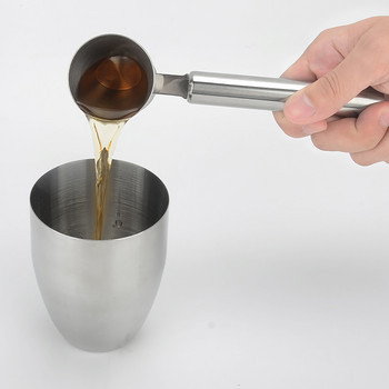 Инструменти за измерване на чаша Бар за измерване на коктейл Джигер с дръжка Мерителна чаша Инструменти за барове от неръждаема стомана 304