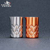 100ml 304 Mjerna posuda Alati Bar Mjera Koktel Jigger - Metalna šipka Mjera za žestoka pića s izljevom Bar alat