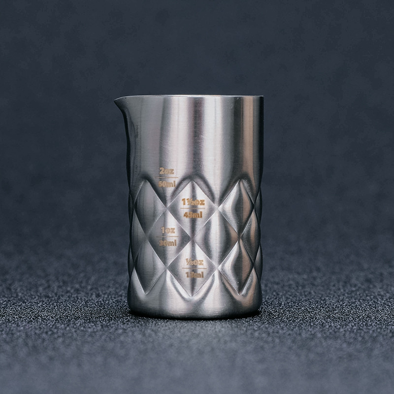 100ml 304 Mjerna posuda Alati Bar Mjera Koktel Jigger - Metalna šipka Mjera za žestoka pića s izljevom Bar alat