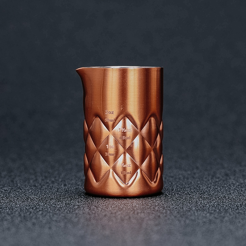 100ml 304 Mjerna posuda Alati Bar Mjera Koktel Jigger - Metalna šipka Mjera za žestoka pića s izljevom Bar alat