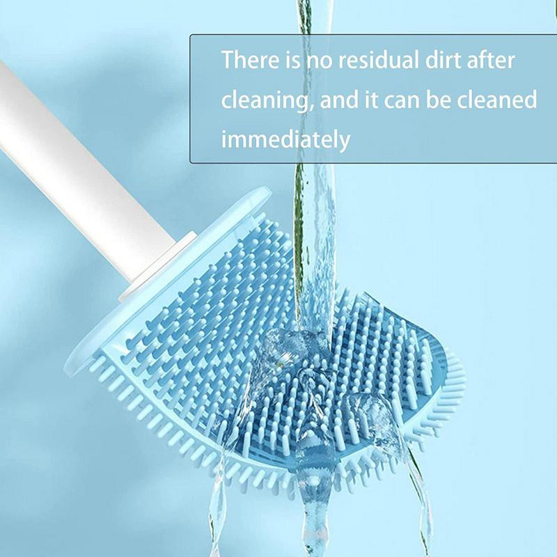 Set četke i držača za WC školjku, pribor za čišćenje i držač četke za WC školjku s 2 četke za čišćenje kupaonice