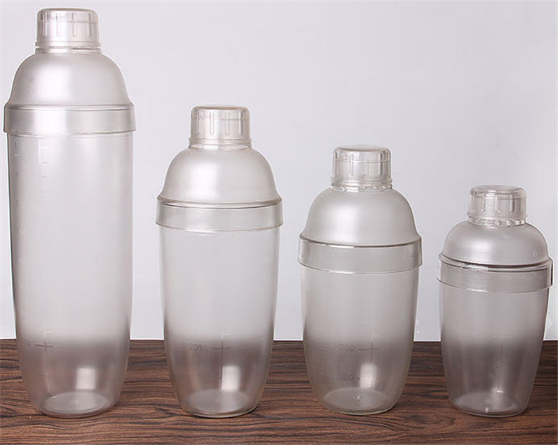 Plastikinis Martini kokteilių plaktuvas 350 ml / 530 ml / 700 ml / 1000 ml vyno gėrimų maišytuvas Vyno plaktuvo puodelis gėrimų maišyklė Barware Boston baro įrankis