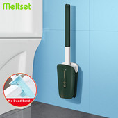 Zidna četka za WC bez mrtvog kuta Četke za WC u obliku kaktusa s nosačem Alati za čišćenje WC-a u kupaonici