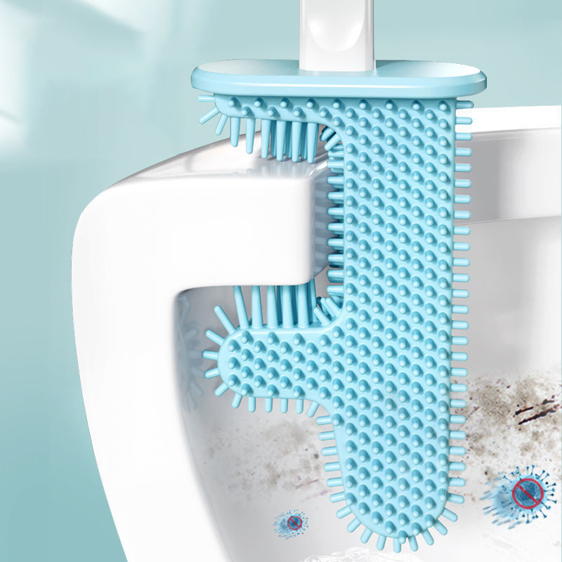 Zidna četka za WC bez mrtvog kuta Četke za WC u obliku kaktusa s nosačem Alati za čišćenje WC-a u kupaonici