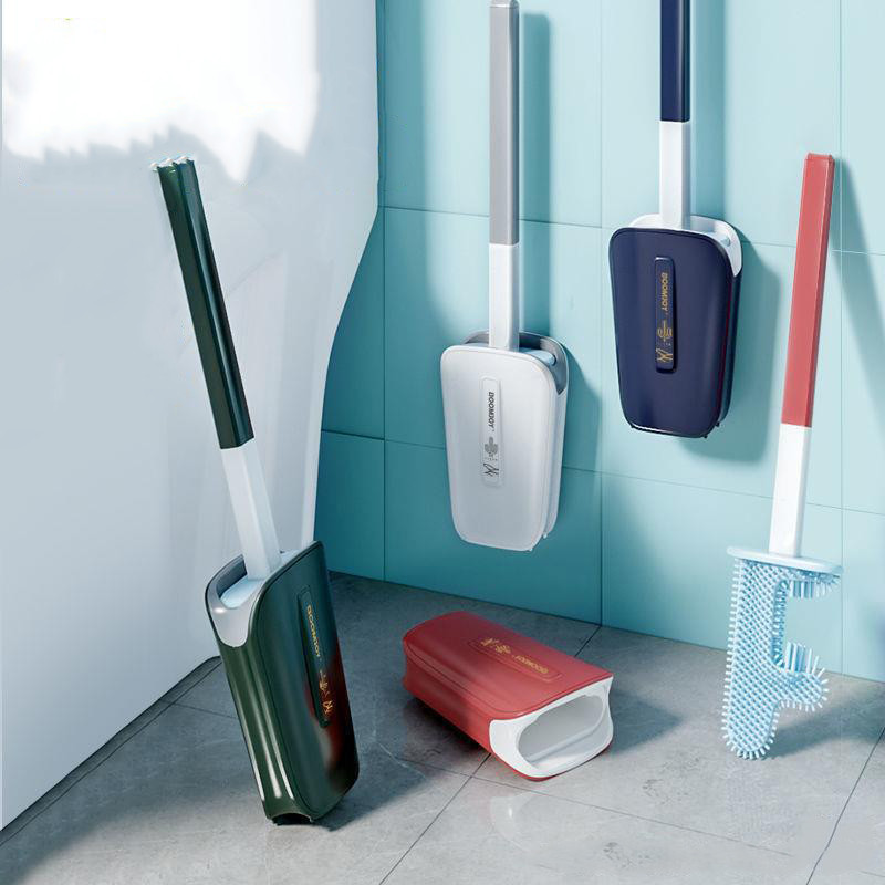 Zidna četka za WC bez mrtvog kuta Četke za WC u obliku kaktusa s nosačem Alati za čišćenje WC-a u kupaonici