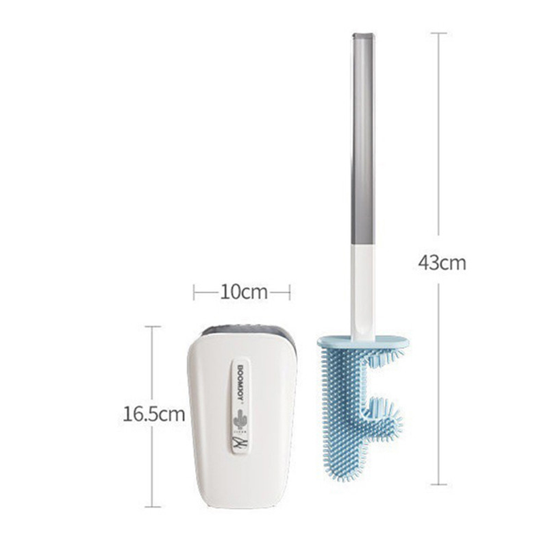 Zidna četka za WC bez mrtvog kuta Četke za WC u obliku kaktusa s nosačem Alati za čišćenje WC-a u kupaonici