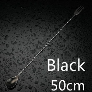 Kokteiļu karotes josla karote nerūsējošā tērauda maisīšanas spirālveida raksta josla Teadrop karotes stieņa rīks bārmeņa rīki