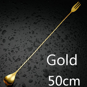 Kokteiļu karotes josla karote nerūsējošā tērauda maisīšanas spirālveida raksta josla Teadrop karotes stieņa rīks bārmeņa rīki