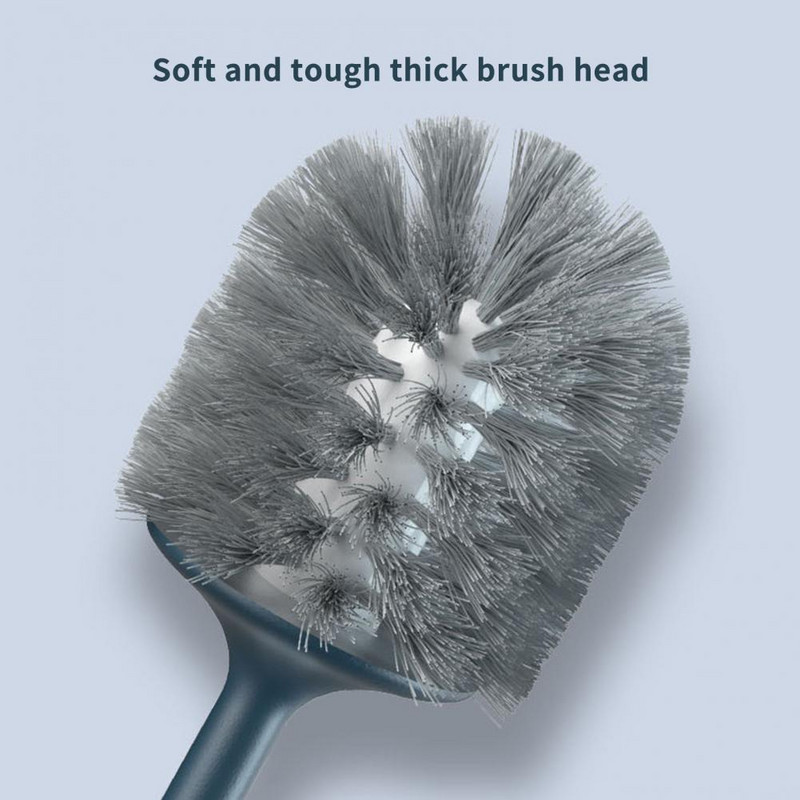 Moderna tualetes suka, pagarina rokturi tualetes tīrīšanas birste Jauki, jauka cūkas vannas istabas suka Spēcīga dekontaminācija