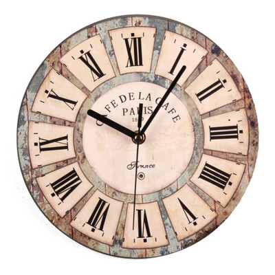 Zidni drveni satovi Kratki dizajn Tihi kućni kafić Uredski zidni dekor 9 inča Zidna umjetnost Veliki zidni satovi 23 cm Kavane