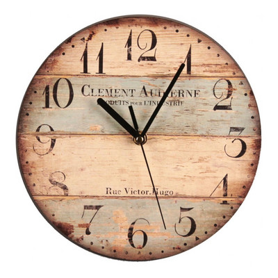 Zidni drveni satovi Kratki dizajn Tihi kućni kafić Uredski zidni dekor 9 inča Zidna umjetnost Veliki zidni satovi 23 cm Kavane