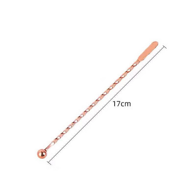 Mikser za koktele od nehrđajućeg čelika Štapići za miješanje Štapići za miješanje Puddler Muddler Kutlača Mješalica Štapići za miješanje Dodaci za bar