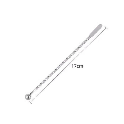 Mikser za koktele od nehrđajućeg čelika Štapići za miješanje Štapići za miješanje Puddler Muddler Kutlača Mješalica Štapići za miješanje Dodaci za bar